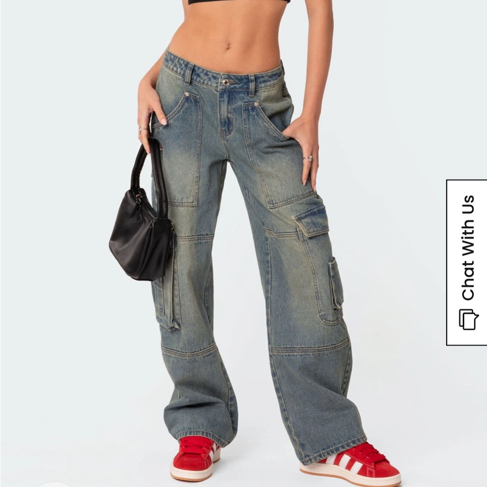 Westie Low Rise Cargo Jeans